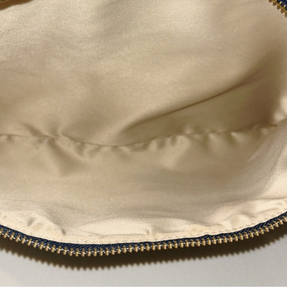 COACH Poppy Signature Purse 15525 Royal Blue Leather Gold - Picture 6 of 9